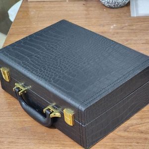 کیف ساعت چرمی 10 خانه