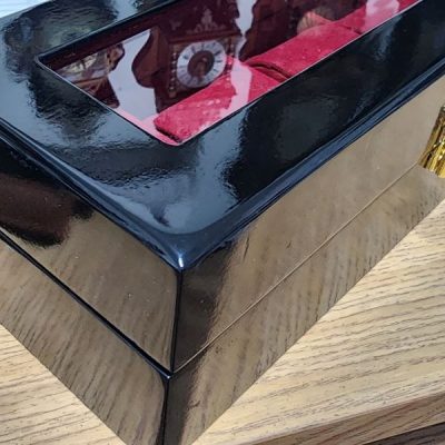 جعبه نگهداری ساعت 5 خانه مشکی