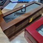 جعبه نگهداری ساعت 5 خانه قهوه ای