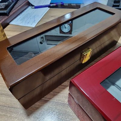 جعبه نگهداری ساعت 5 خانه قهوه ای