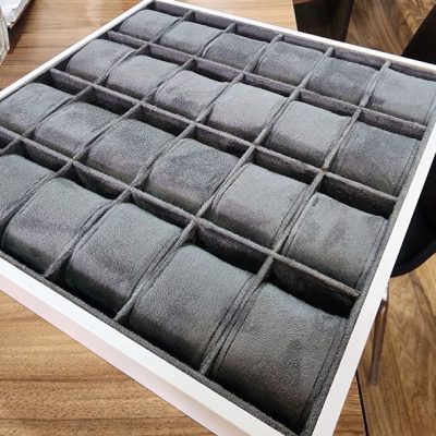 سینی ساعت ویترینی 24 خانه