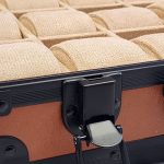 کیف نگهداری ساعت 18 خانه فلزی قفل دو