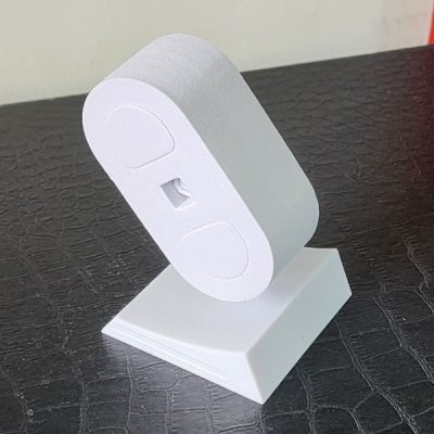 پایه ویترینی ساعت فوم دار سفید چینی