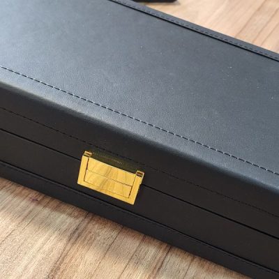 کیف نگهداری ساعت 12 خونه چرمی شکل یک