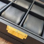 کیف نگهداری ساعت 12 خونه چرمی شکل دو