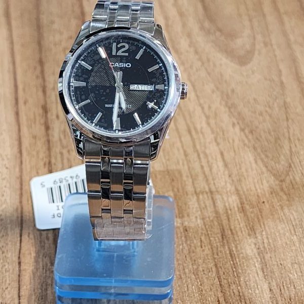 casio-full-steel-meshki-600-02 ساعت مچی کاسیو تمام استیل مشکی شماره یک