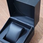جعبه ساعت تندیس لبه دار مشکی