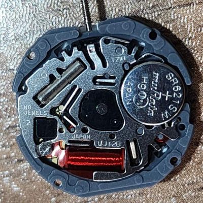 موتور کوارتز ساعت VJ12B پشت