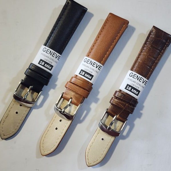 بند ساعت چرم ژنو شکل یک