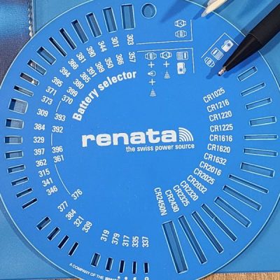 ست تعویض باتری ساعت رناتا Renata سلکتور