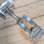 قفل بند ساعت تگ هویر مدل Deployant Clasp | قفل پروانه‌ای استیل TAG Heuer باز